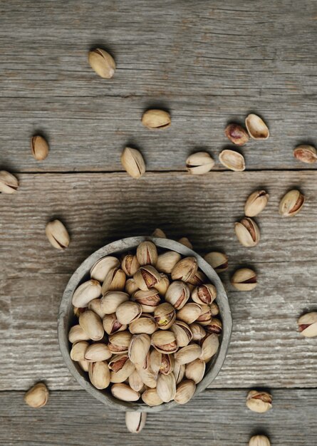 pistacchi sgusciati, primo piano