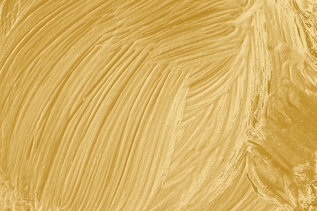 Pittura ad olio strutturata dorata