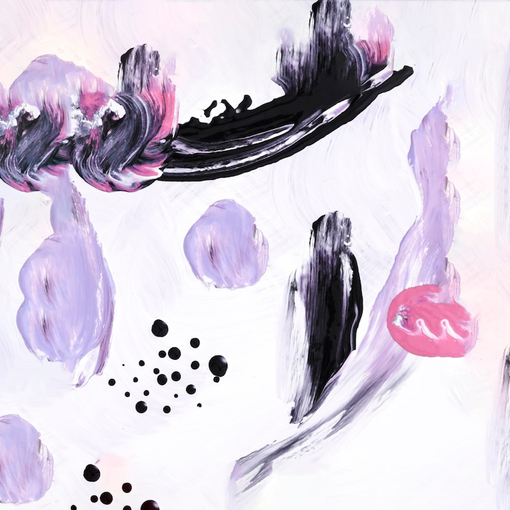 Foto gratuito pittura piatta con colori pastello