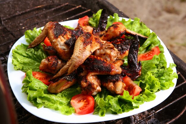 Pollo barbecue grill fresco