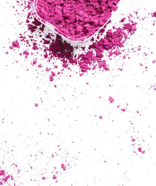 Polvere rosa, sfondo festival Holi