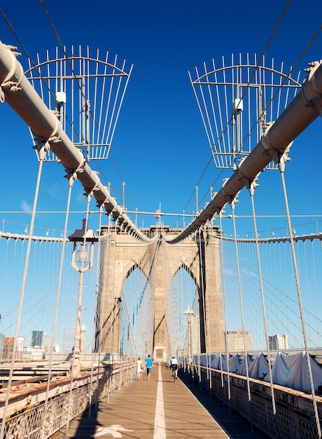 Ponte di Brooklyn a Manhattan di New York City