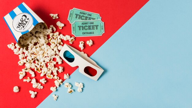 Popcorn Copy-Space per il cinema