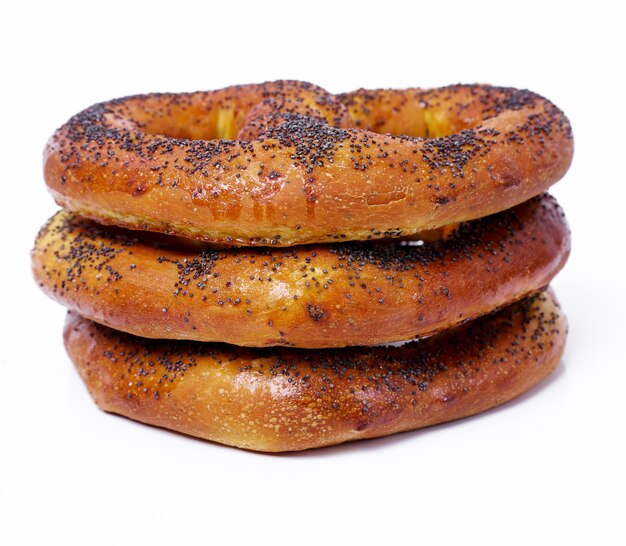 Pretzel sul tavolo