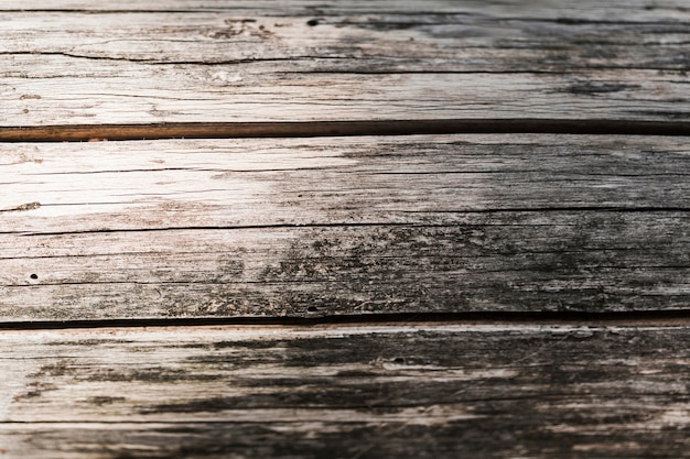 Primo piano del vecchio contesto di legno strutturato