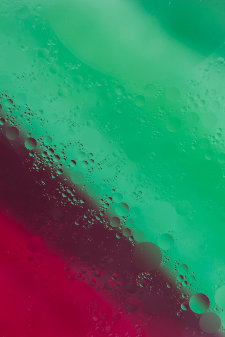 Foto gratuito primo piano di multi sfondo colorato con bolle