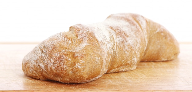 Primo piano di pane fresco