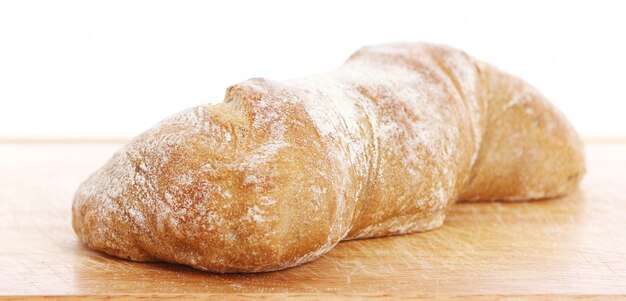 Primo piano di pane fresco