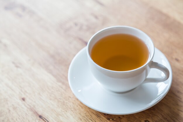 Primo piano di tazza di tè