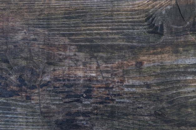 Primo piano di una vecchia superficie in legno