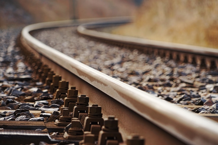 Foto gratuito primo piano ferroviario