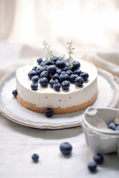 Primo piano su un dessert di fantasia