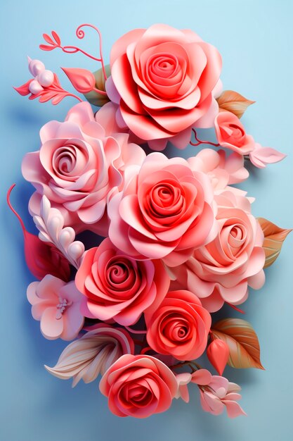 Primo piano sul bouquet di rose rosa