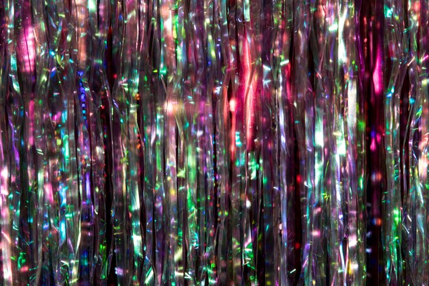 Primo piano sul dettaglio della decorazione con glitter