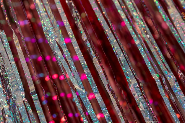 Primo piano sul dettaglio della decorazione con glitter