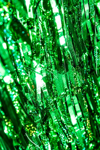 Primo piano sul dettaglio della decorazione con glitter