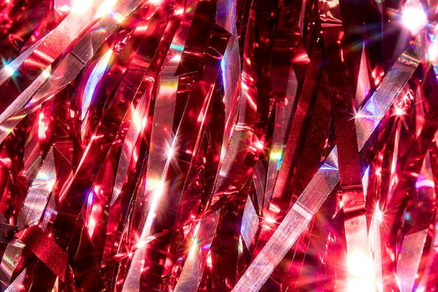 Primo piano sul dettaglio della decorazione con glitter