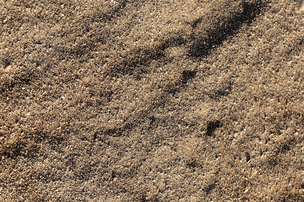 Primo piano sul dettaglio della trama del terreno