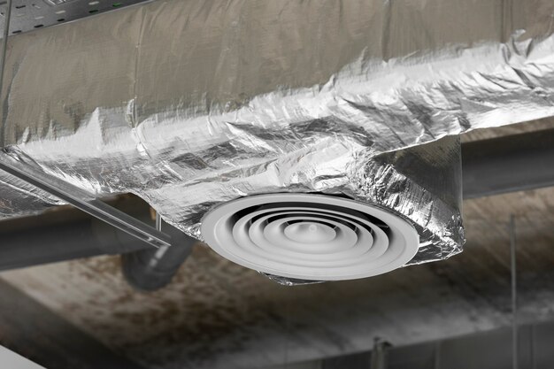 Primo piano sul sistema di ventilazione