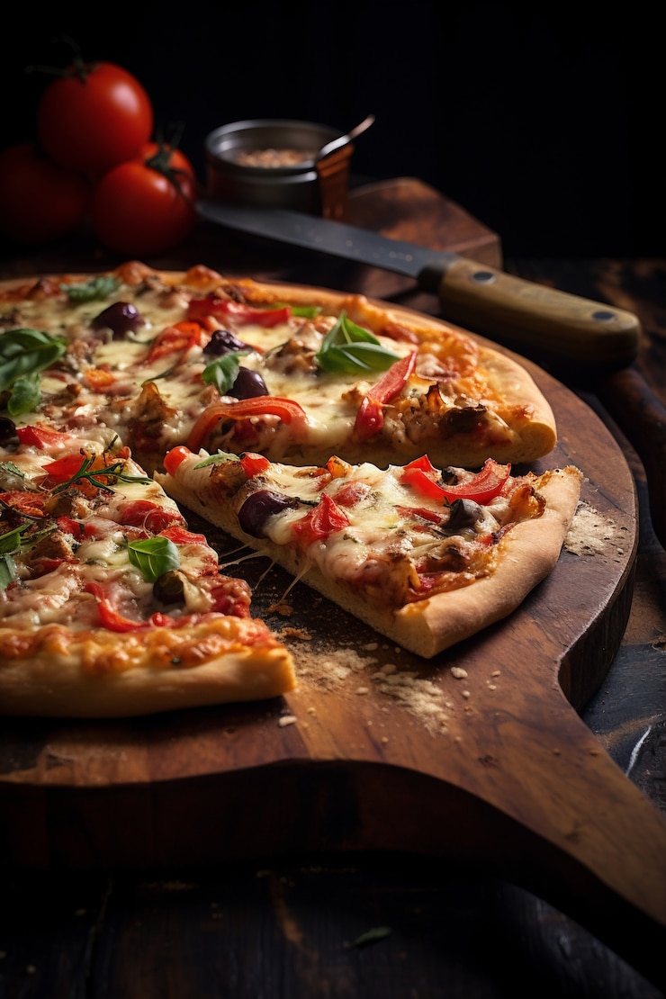 Foto gratuito primo piano sulla deliziosa pizza