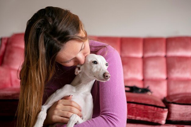 Primo piano sullo stile di vita degli animali domestici