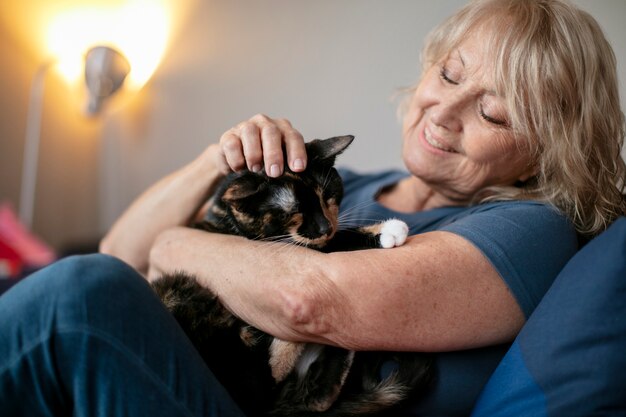 Primo piano sullo stile di vita degli animali domestici