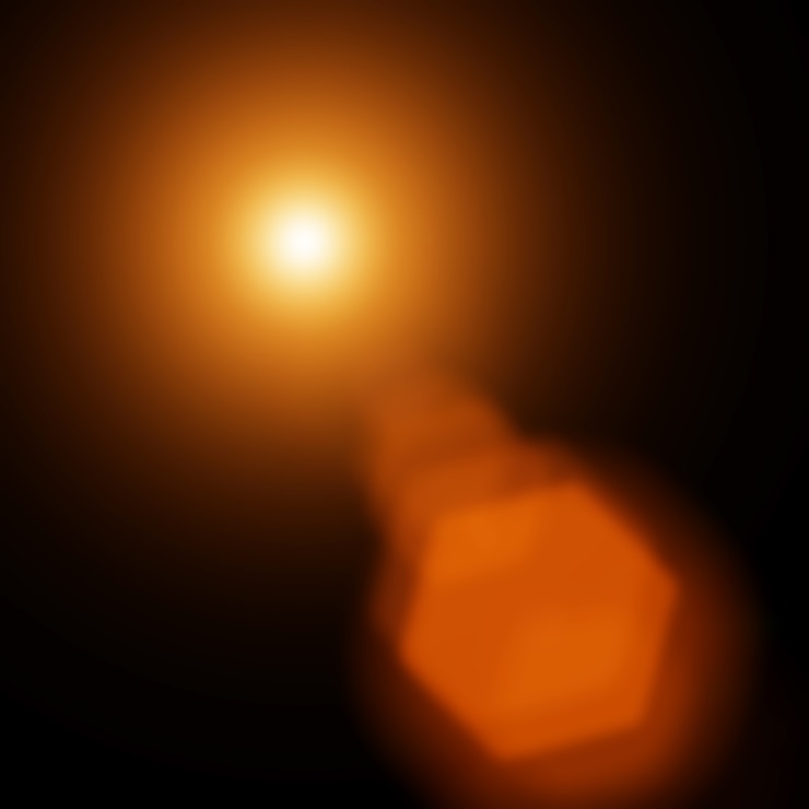 Foto gratuito priorità bassa astratta nei toni arancioni
