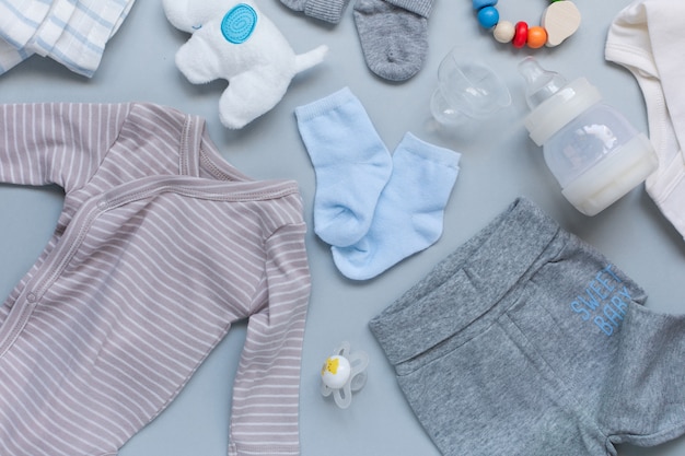 Priorità bassa blu-chiaro di elementson del bambino