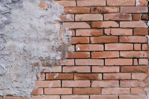 Priorità bassa del muro di mattoni marrone. Sfondo muro di mattoni