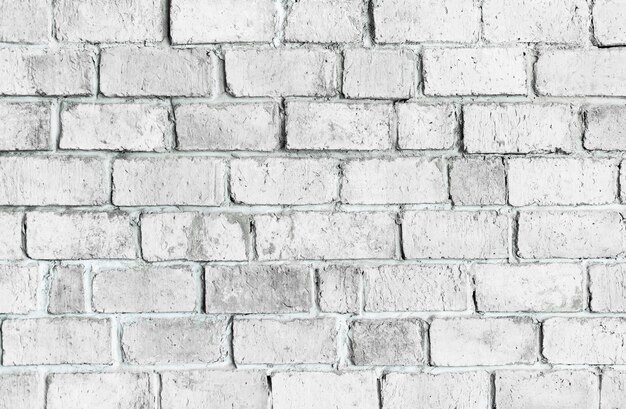 Priorità bassa strutturata bianca del muro di mattoni