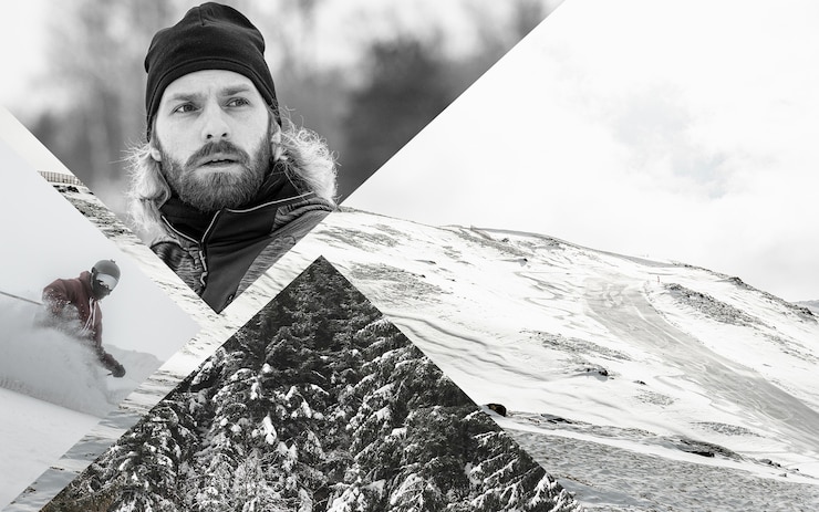 Foto gratuito progettazione di collage per sport invernali