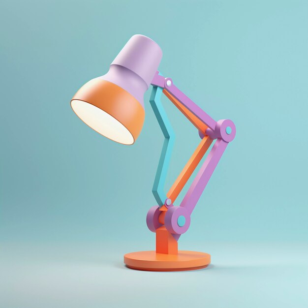 Progettazione di lampade di luce d'arte digitale