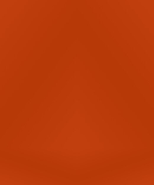 Progettazione di layout di sfondo arancione liscio astratto, studio, camera, modello web, relazione aziendale con colore sfumato del cerchio liscio.
