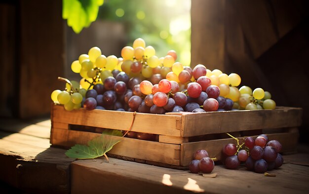 Prossimo piano delle uve, frutta di stagione per l'inverno