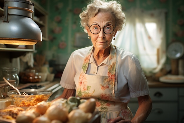 Prossimo piano su una persona che cucina