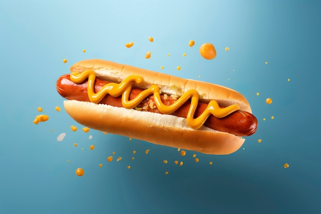 Pubblicità di alimenti con hot dog