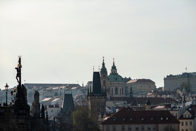 Pulisci le strade della città di Praga