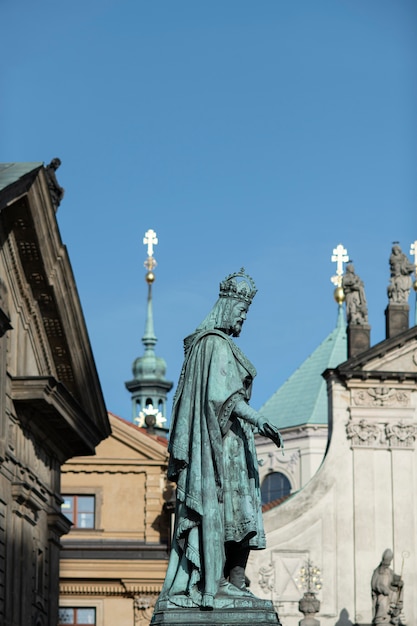 Pulisci le strade della città di Praga