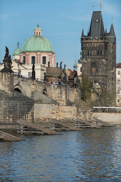 Pulisci le strade della città di Praga