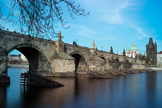 Pulisci le strade della città di Praga