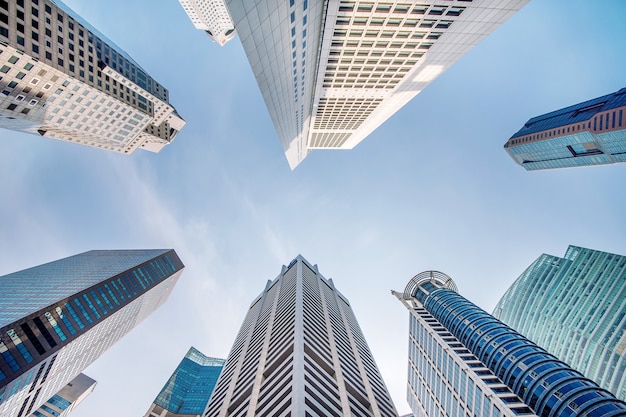 Quartiere centrale degli affari di Singapore.