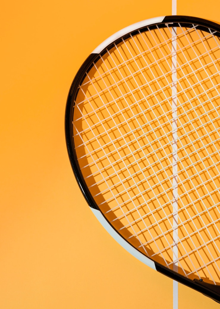 Foto gratuito racchetta da tennis minima ancora in vita