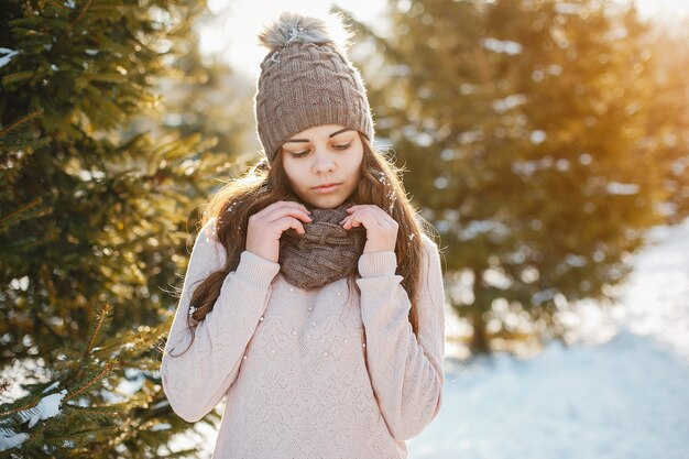 ragazza in un parco