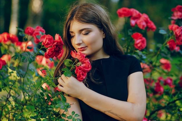 ragazza nel parco