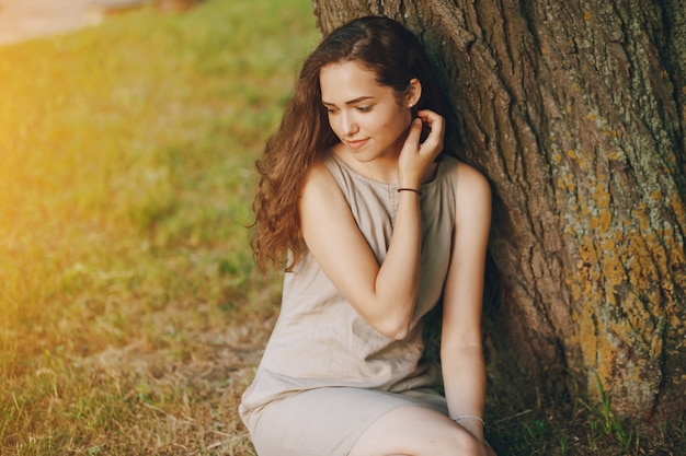 ragazza nel parco