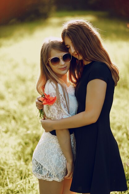 ragazze nel parco