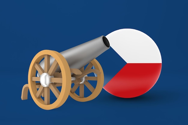 Ramadan Czechia con il cannone