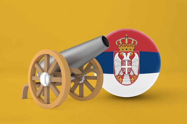 Ramadan Serbia con il cannone