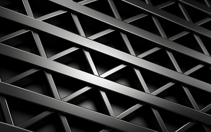 Foto gratuito rappresentazione 3d del fondo bianco e nero astratto