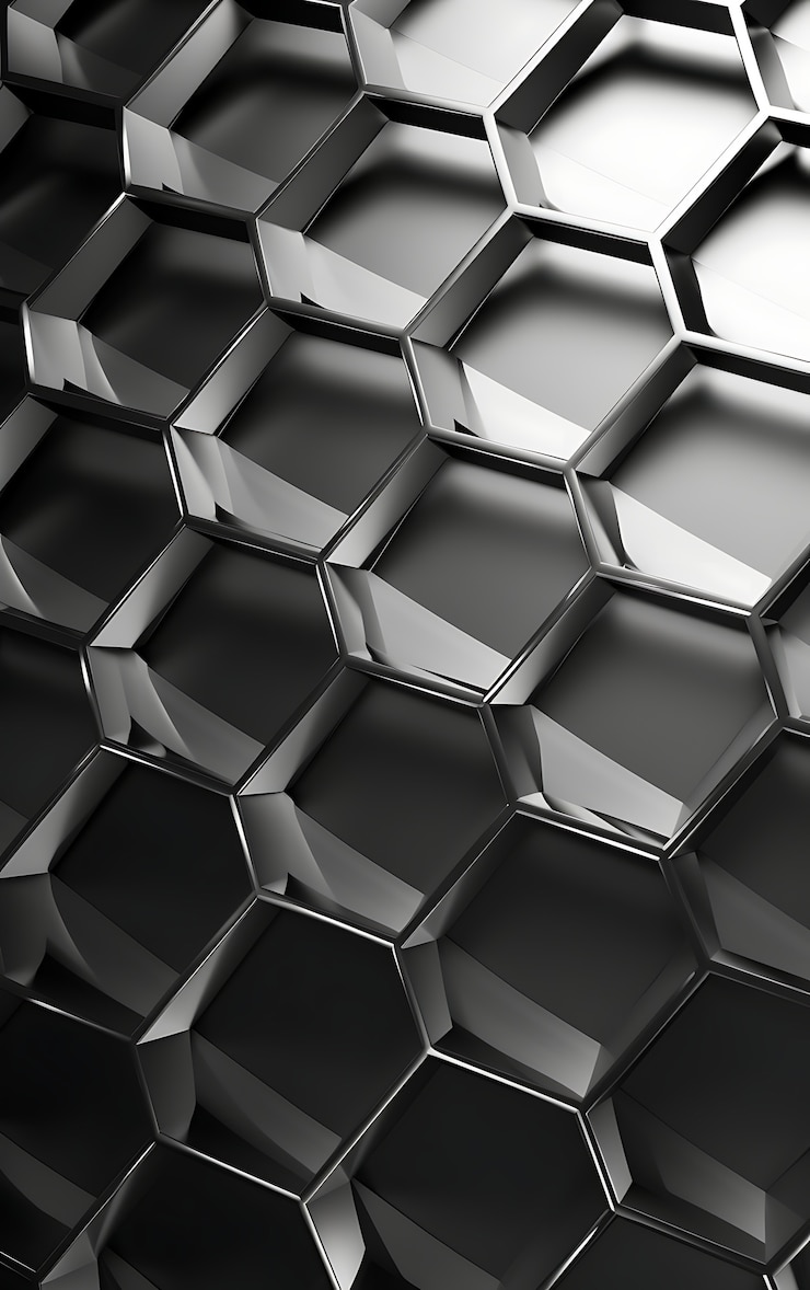 Foto gratuito rappresentazione 3d del fondo bianco e nero astratto